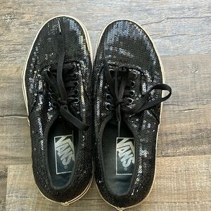 Black sequence vans